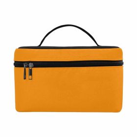 Cosmetic Bag, Tangerine Orange Travel Case