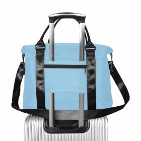 Cornflower Blue Duffel Bag, Large Travel Carry On