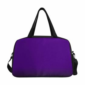 Indigo Purple Tote And Crossbody Travel Bag