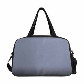 Cool Gray Tote And Crossbody Travel Bag