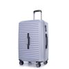 3 Piece Luggage Sets PC+ABS Lightweight Suitcase with Two Hooks, 360¬∞ Double Spinner Wheels, TSA Lock, (21/25/29) Gray