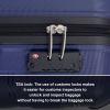 Hardshell Suitcase Spinner Wheels PP Luggage Sets Lightweight Durable Suitcase with TSA Lock,3-Piece Set (20/24/28) ,Navy