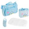 4Pcs Diaper Bag Tote Set Baby Napping Changing Bag Shoulder Mummy Bag