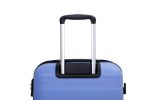 Hardshell Suitcase Spinner Wheels PP Luggage Sets Lightweight Durable Suitcase with TSA Lock,3-Piece Set (20/24/28) ,Purplish Blue