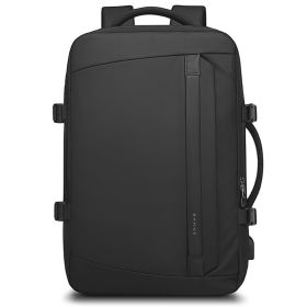 Large Capacity Business Trip Travel Backpack Men (Color: Black)