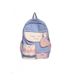 Japanese High School Junior School Backpack (Color: Blue)