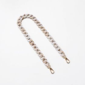 Acrylic Strap Accessories Crossbody Shoulder Bag Chain (Option: Beige-100cm)