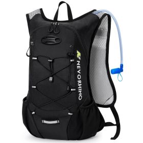 Fashion Portable 2L Water Bag Backpack (Option: Black-Below 20L)