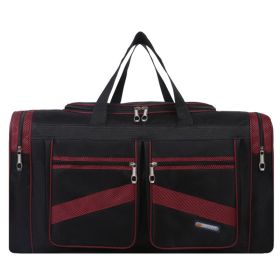 Foldable Large Capacity Tote Travel Bag (Option: Red-S)