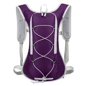 Outdoor Burden-reducing Sports Backpack Splash-proof (Color: Purple)