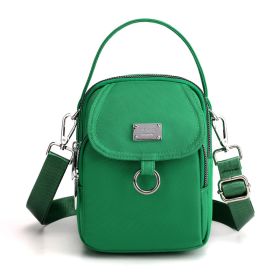 Large Capacity Shoulder Bag Outdoor Women's Casual Messenger Bag (Color: Green)