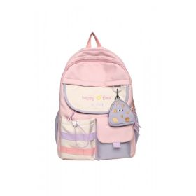 Japanese High School Junior School Backpack (Color: Pink)