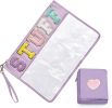 Chenille Letter Clear Bag Purse Multi-purpose Transparent Waterproof Stuff Makeup Tote Bag;  2 Pack Stuff Pouch Varsity Letter Cosmetic Bag;  Toiletry