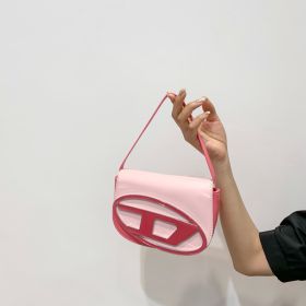 Fashion Designed Handbag For Women 2022 New Trendy Ladies Flap Zipper Clutch Bag Females All-Matching One-Shoulder Diagonal Bag (Color: Pink, size: One Size)