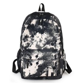 New Fashion Personalized Graffiti Large Capacity Canvas Backpack (Option: 4 Models)