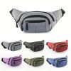 Men's And Women's Large-capacity Wear-resistant Sports Waist Bag Casual Bag Shoulder Chest Bag Light Sports Travel Bag Men's Messenger Backpack Waist