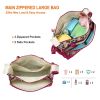 5PCS Baby Nappy Diaper Bags Set Mummy Diaper Shoulder Bags w/ Nappy Changing Pad Insulated Pockets Travel Tote Bags