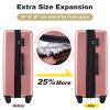 Hardshell Luggage Sets 2 Pieces 24"+28" Expandable Luggages Spinner Suitcase with TSA Lock Lightweight