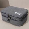 Waterproof Multi-Function Digital Package Headphone Storage Box Cable Organizer Bag USB Storage Bag Cable Cord Organizer Bag Cable Organizer Travel Ba